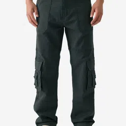The Souled Store Men Straight Fit Low Distress Stretchable Jeans-image-33