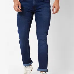 SPYKAR Men Mid-Rise Clean Look Light Fade Cotton Jeans-picture-0