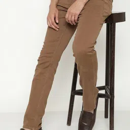 Octave Men Mid-Rise Coloured Shade Stretchable Jeans-image-57