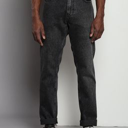 Calvin Klein Men Straight Fit Mid-Rise Dark Shade Clean Look Cotton Jeans-image-58
