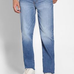 AMERICAN EAGLE OUTFITTERS Men Mid Rise Straight Clean Look Heavy Fade Stretchable Jeans-picture-22