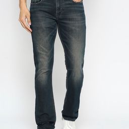 Being Human Men Slim Fit Mid-Rise Heavy Fade Medium Shade Clean Look Jeans-picture-10