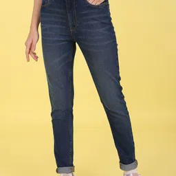 Flying Machine Women Blue Skinny Fit Light Fade Stretchable Jeans-image-43
