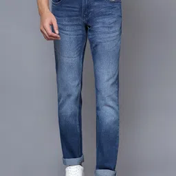 Cantabil Men Mid-Rise Heavy Fade Stretchable Cotton Jeans-image-22