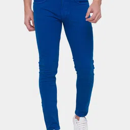Being Human Men Blue Solid Denim Jeans-image-76