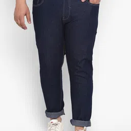 Urbano Plus Men Blue Stretchable Clean Look Jeans-image-68