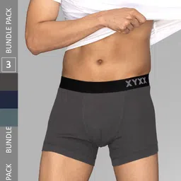 XYXX Men Pack of 3 Combed Cotton Pace Trunk-XYTRNK3PCKN908-image-26