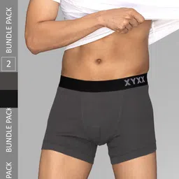 XYXX Men Solid Pack Of 2 Combed Cotton Pace Trunk XYTRNK2PCKN630-picture-44