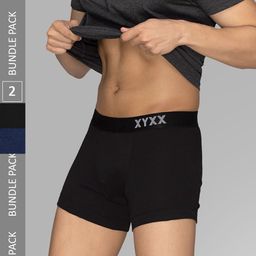 XYXX Mens Solid Pack of 2 Combed Cotton Pace Trunk XYTRNK2PCKN633-picture-1