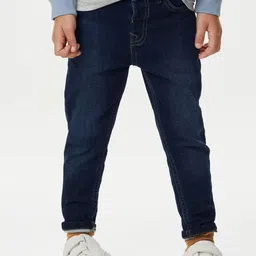 Marks & Spencer Boys Skinny Fit Light Fade Stretchable Jeans-picture-8