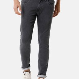 Voi Jeans Men Green Skinny Fit Light Fade Jeans-image-48