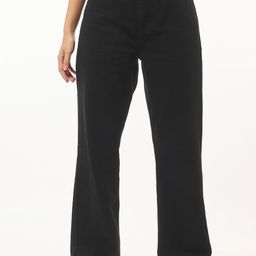 Bewakoof Women Baggy Wide Leg High-Rise Clean Look Cotton Jeans-image-27