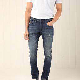 RARE RABBIT Men Grimm Slim Fit Ed Cotton Jeans-image-49