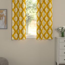 URBAN SPACE Mustard Set of 2 Window Curtains-image-93