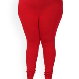 indian flower Plus-Size Churidar Leggings-image-60