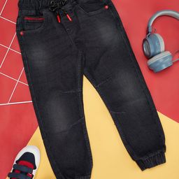 Pantaloons Junior Boys Clean Look Mid-Rise Regular Fit Cotton Stretchable Jeans-picture-16