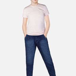 Gini and Jony Boys Navy Blue Light Fade Jeans-image-72