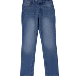 Palm Tree Boys Regular Fit Mid-Rise Light Fade Jeans-image-97