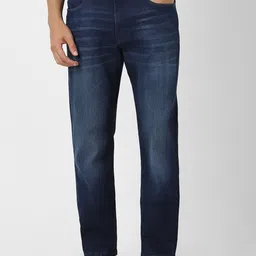 VAN HEUSEN DENIM LABS Men Relaxed Fit Mid-Rise Cotton Jeans-picture-3