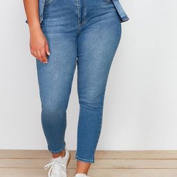 Trendyol Women Slim Fit Light Fade Jeans-image-6