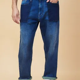 Being Human Men Low Distress Light Fade Jeans-image-93