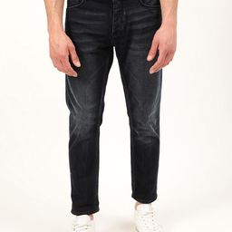 Antony Morato Men Black Skinny Fit Low Distress Light Fade Jeans-image-89