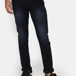V-Mart Men Slim Fit Mid-Rise Light Fade Cotton Jeans-image-22