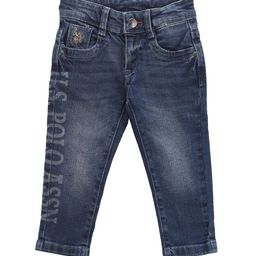 U.S. Polo Assn. Kids Boys Slim Fit Low Distress Light Fade Stretchable Jeans-picture-17