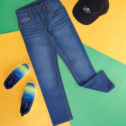 Pantaloons Junior Boys Light Fade Clean Look Jeans-image-14