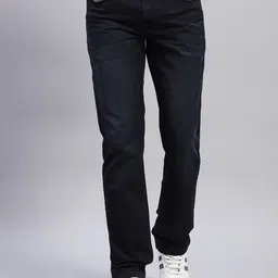 Monte Carlo Men Straight Fit Light Fade Stretchable Jeans-picture-2