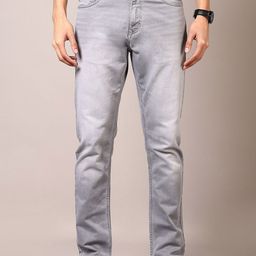 V-Mart Men Light Fade Cotton Mid-Rise Jeans-picture-39