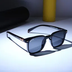 ROYALTAIL Unisex Rectangle Sunglasses with UV Protected Lens RT-SUNG-121-Tiger Black-13
