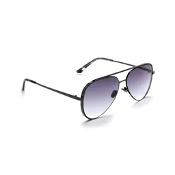 French Connection Men Aviator Sunglasses with UV Protected Lens FC 7445 C2 S-image-53
