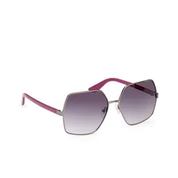 GUESS Unisex Square Sunglasses with UV Protected Lens GUS7881-H5810BSG-23