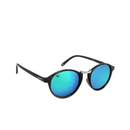 Walrus Unisex Oval Sunglasses with UV Protected Lens-75