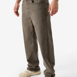 The Souled Store Men Flared Low Distress Jeans-image-12