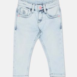 U.S. Polo Assn. Kids Girls Slim Fit Heavy Fade Jeans-picture-4