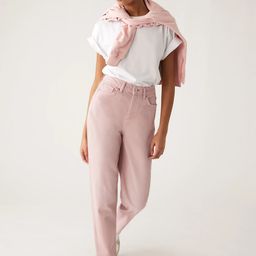 Marks & Spencer Women Mom-Fit High-Rise Cropped Jeans-image-18