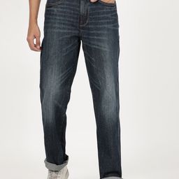 Wrangler Men Blue Low-Rise Heavy Fade Cotton Jeans-image-20