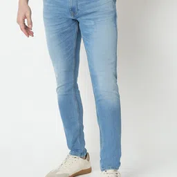 SPYKAR Men Slim Fit Low-Rise Heavy Fade Jeans-picture-10