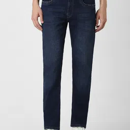 Peter England Casuals Men Tapered Fit Clean Look Light Fade Stretchable Jeans-image-86