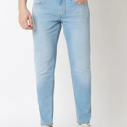 SPYKAR Men Slim Fit Heavy Fade Jeans-picture-6