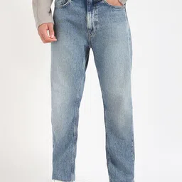 Calvin Klein Jeans Men Straight Fit Low Distress Pure Cotton Jeans-image-92
