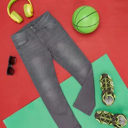 Pantaloons Junior Boys Clean Look Heavy Fade Stretchable Jeans-35