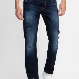 Being Human Men Slim Fit Low Distress Heavy Fade Jeans-image-49