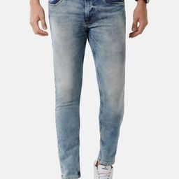 Voi Jeans Men Blue Skinny Fit Heavy Fade Jeans-image-70