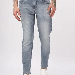 WROGN Men Comfort Skinny Fit Heavy Fade Jeans-image-19