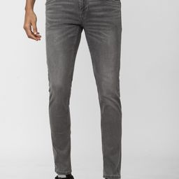 Van Heusen ACADEMY Men Skinny Fit Heavy Fade Bleached Cotton Jeans-image-9