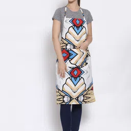 Arrabi Multicoloured Pack of 2 Printed Aprons image 3