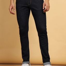 Wrangler Men Vegas Skinny Fit Low-Rise Dark Shade Clean Look Stretchable Jeans-image-93